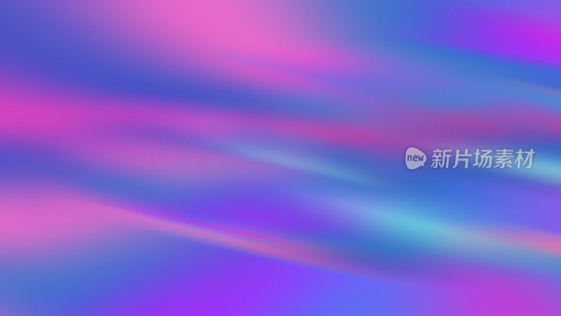 Web 3d渲染，抽象多色光谱背景，明亮的橙蓝色霓虹灯射线和彩色饱满的发光波